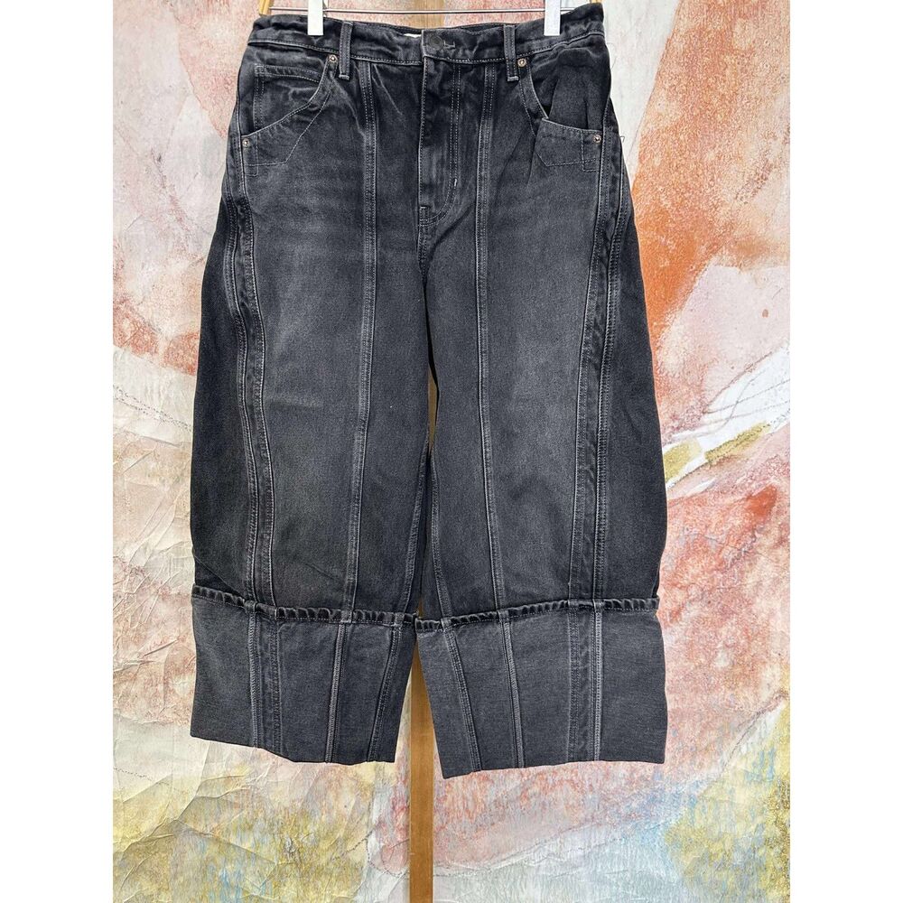Free People Olsen Cuffed Crop Barrel Jeans - Picture 7 of 9